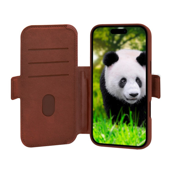 iPhone 17 Pro Max dbramante1928 Lynge Cover - MagSafe Kompatibel - Dark Tan