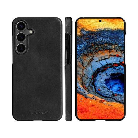 Samsung Galaxy S25+ (Plus) - dbramante1928 Lynge Ægte Læder 2-i-1 Flip Cover - Black