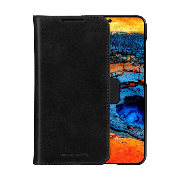 Samsung Galaxy S25 - dbramante1928 Lynge Ægte Læder 2-i-1 Flip Cover - Black