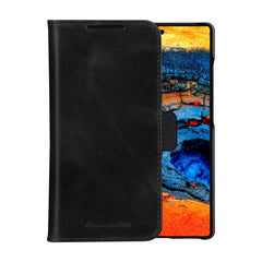 Samsung Galaxy S25 Ultra - dbramante1928 Lynge Ægte Læder 2-i-1 Flip Cover - Black
