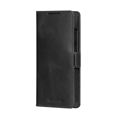 Samsung Galaxy S25 Ultra - dbramante1928 Lynge Ægte Læder 2-i-1 Flip Cover - Black