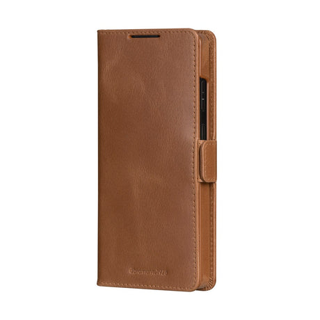 Samsung Galaxy S25 Ultra - dbramante1928 Lynge Ægte Læder 2-i-1 Flip Cover - Tan