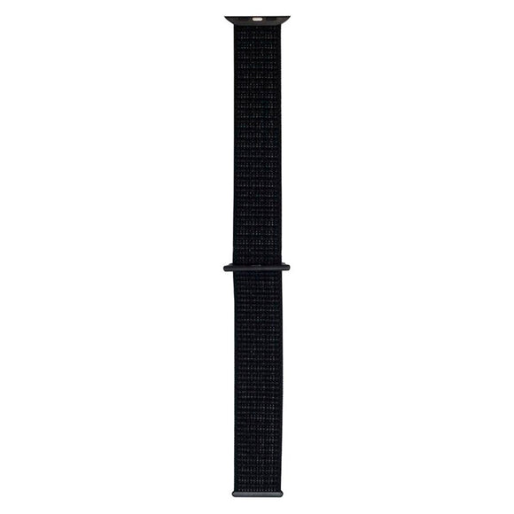 Apple Watch (38/40/SE/41/42mm) Lippa Nylon Rem - Sort