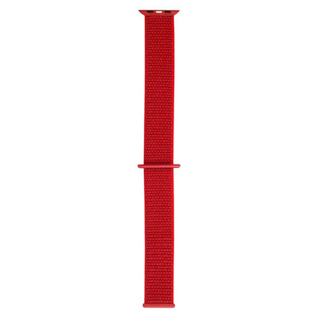Apple Watch (42/44/SE/45/46/49mm) Lippa Nylon Rem - Rød