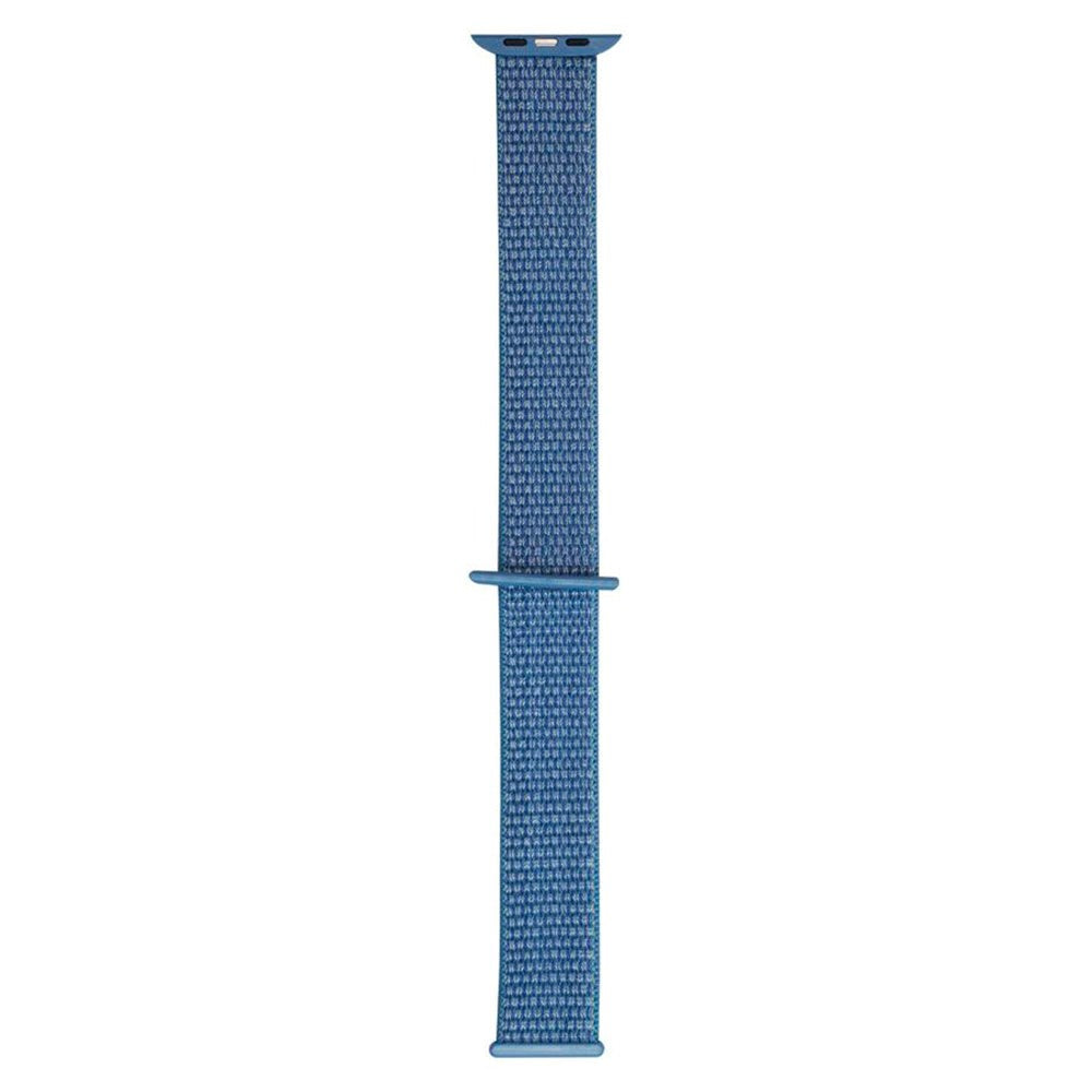 Apple Watch (42/44/SE/45/46/49mm) Lippa Nylon Rem - Blå