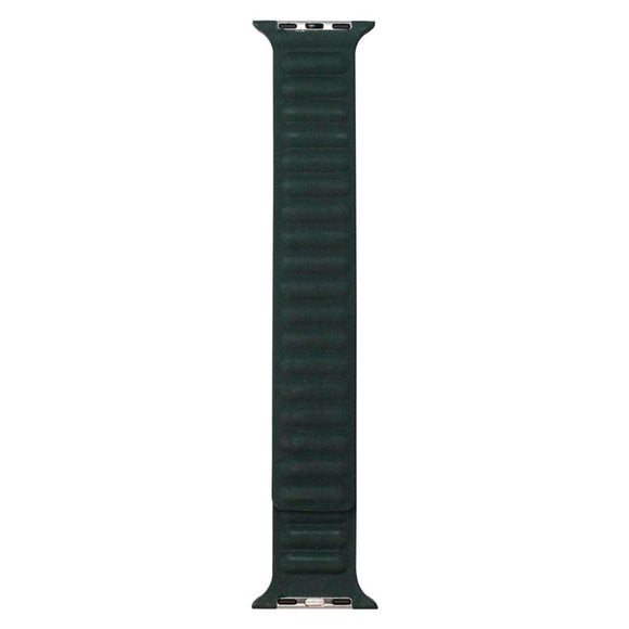 Apple Watch (38/40/SE/41/42mm) Lippa Magnetisk Finewoven Rem - Grøn