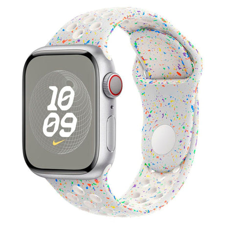 Apple Watch (42/44/SE/45/46/49mm) Lippa FLOUR Silikonerem - Hvid