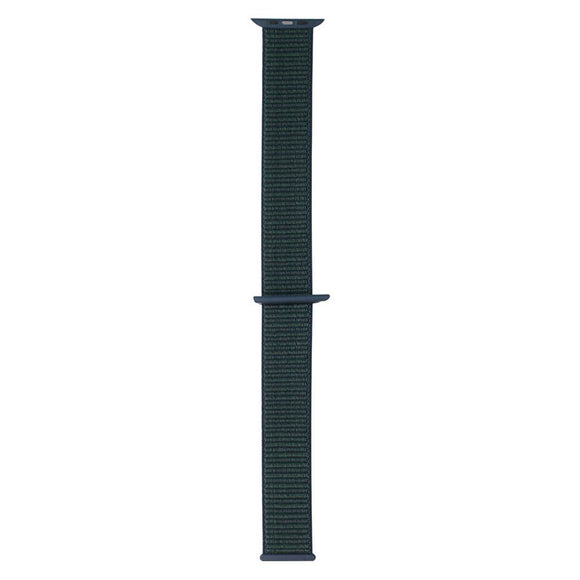 Apple Watch (38/40/SE/41/42mm) Lippa Nylon Rem - Blågrøn