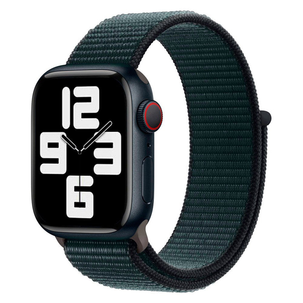 Apple Watch (38/40/SE/41/42mm) Lippa Nylon Rem - Blågrøn - (DEMO)
