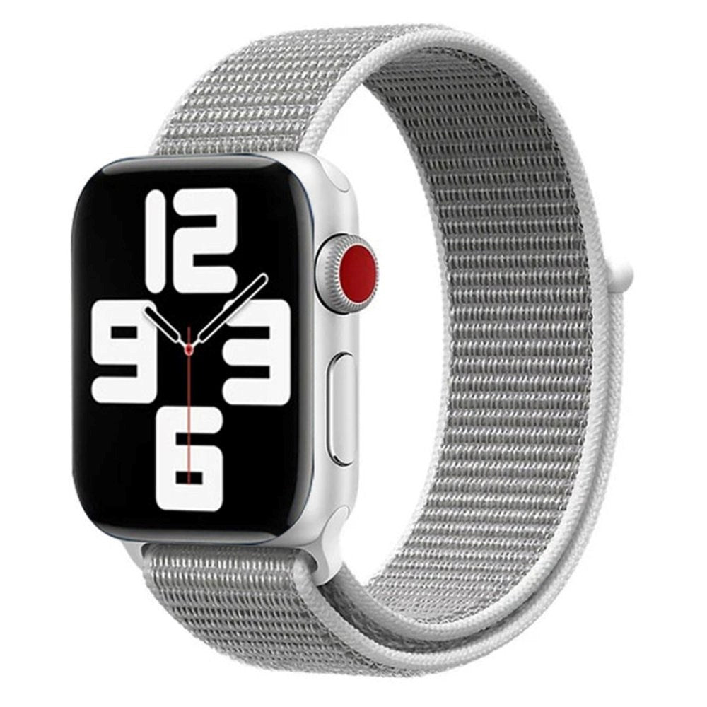 Apple Watch (42/44/SE/45/46/49mm) Lippa Nylon Rem - Grå