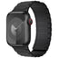 Apple Watch (38/40/41/42 mm) Lippa Magnetisk Silikone Rem - Sort