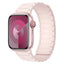 Apple Watch (38/40/41/42 mm) Lippa Magnetisk Silikone Rem - Lyserød