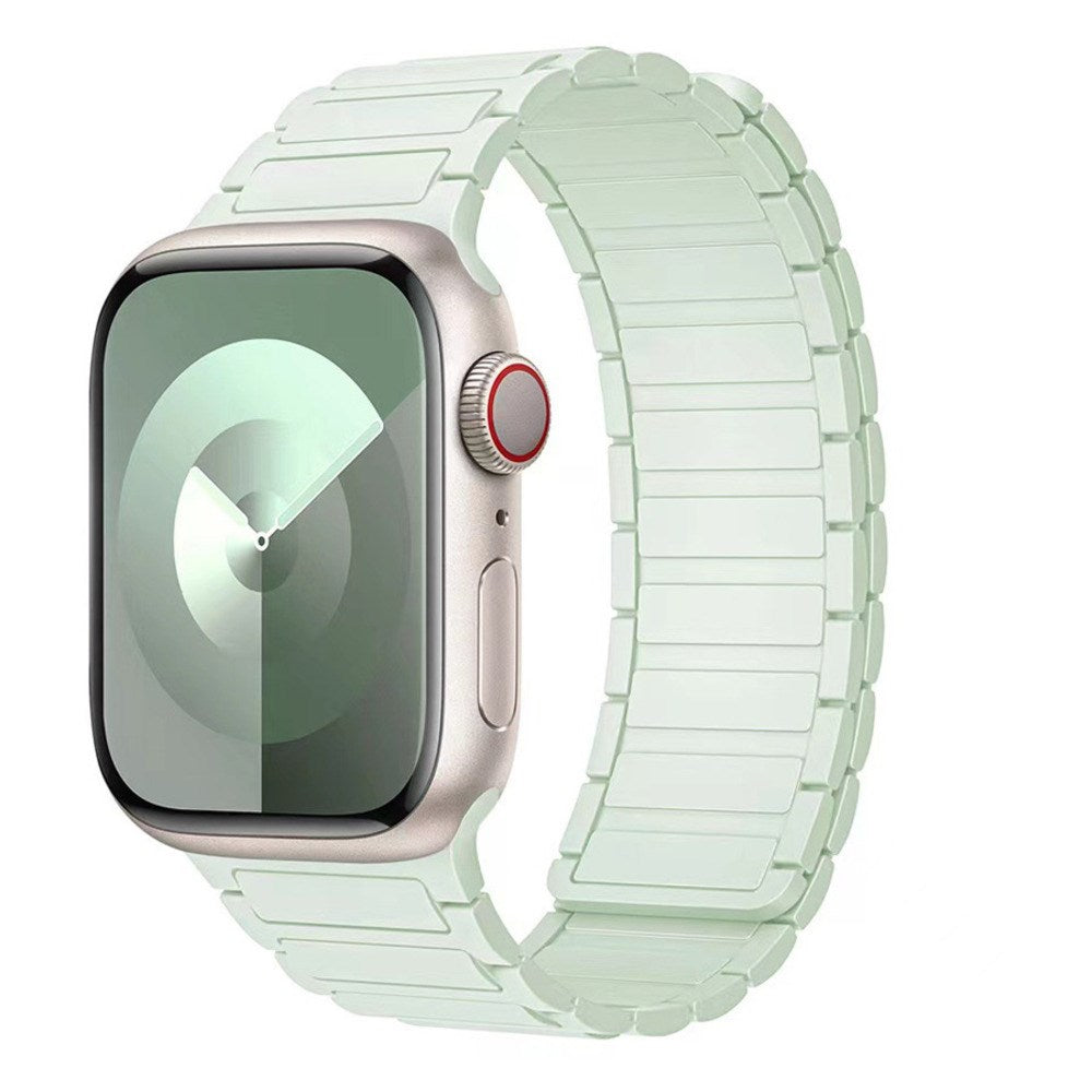 Apple Watch (38/40/41/42 mm) Lippa Magnetisk Silikone Rem - Mint Grøn