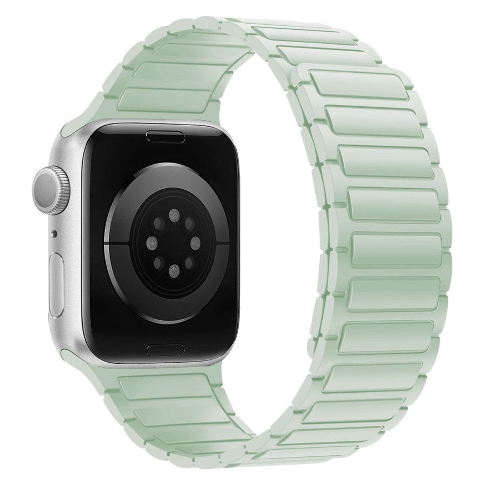 Apple Watch (38/40/41/42 mm) Lippa Magnetisk Silikone Rem - Mint Grøn