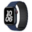 Apple Watch (38/40/41/42 mm) Lippa Magnetisk Silikone Rem - Mørkeblå