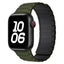 Apple Watch (38/40/41/42 mm) Lippa Magnetisk Silikone Rem - Mørkegrøn