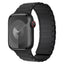 Apple Watch (42/44/45/46/49 mm) Lippa Magnetisk Silikone Rem - Sort