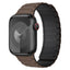 Apple Watch (42/44/45/46/49 mm) Lippa Magnetisk Silikone Rem - Brun