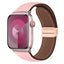 Apple Watch (38/40/41/42 mm) Lippa Magnetisk Kunstlæder Rem - Lyserød