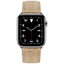 Apple Watch (38/40/41/42 mm) Lippa Kunstlæder Rem - Lysebrun