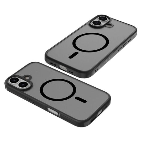 iPhone 17 Lippa Hybrid Plastik Cover - MagSafe Kompatibel - Mat / Sort