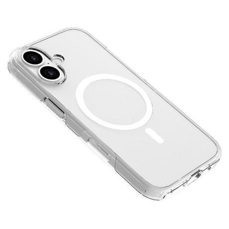 iPhone 17 Lippa Hybrid Plastik Cover - MagSafe Kompatibel - Gennemsigtig / Hvid