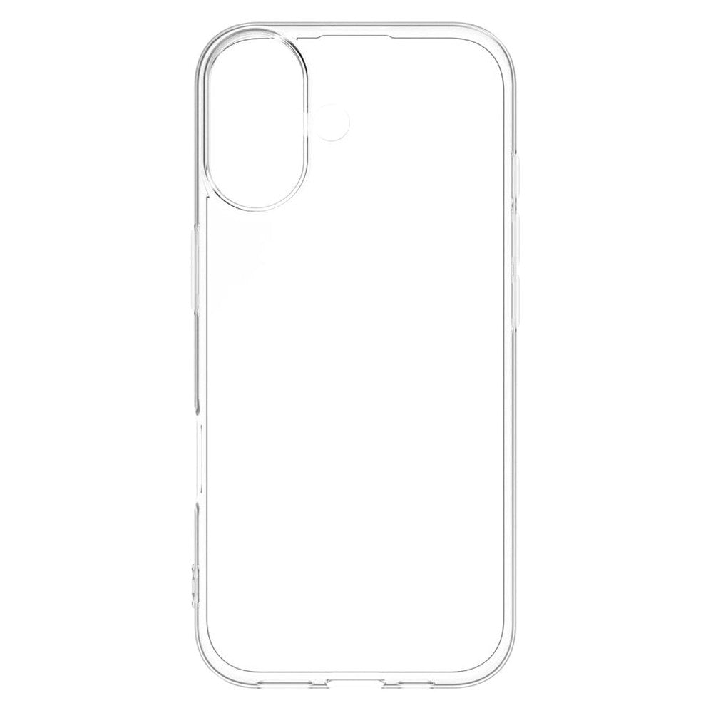 iPhone 17 Lippa Slankt Fleksibelt Plastik Cover - Gennemsigtig