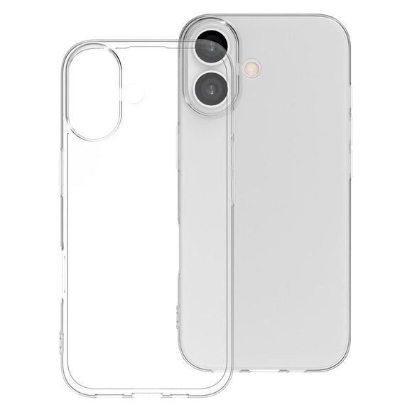 iPhone 17 Lippa Slankt Fleksibelt Plastik Cover - Gennemsigtig