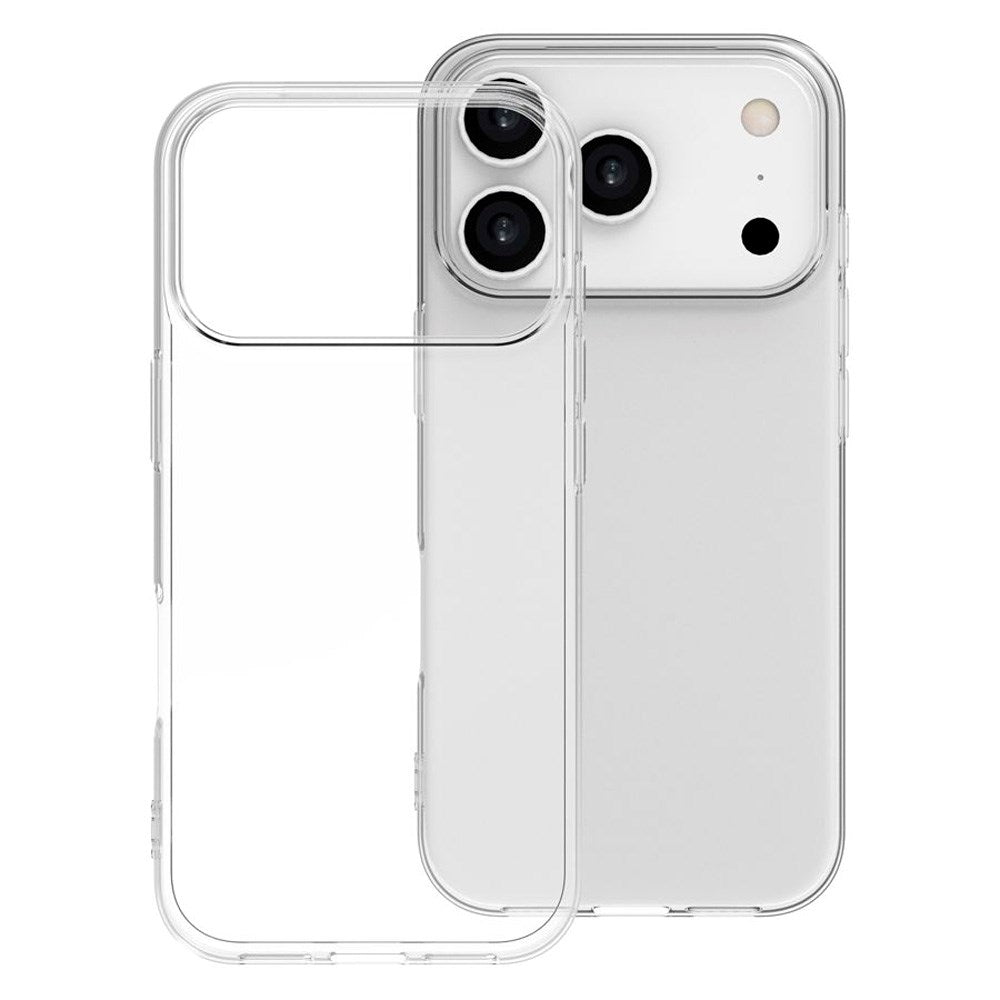 iPhone 17 Pro Lippa Slankt Fleksibelt Plastik Cover - Gennemsigtig