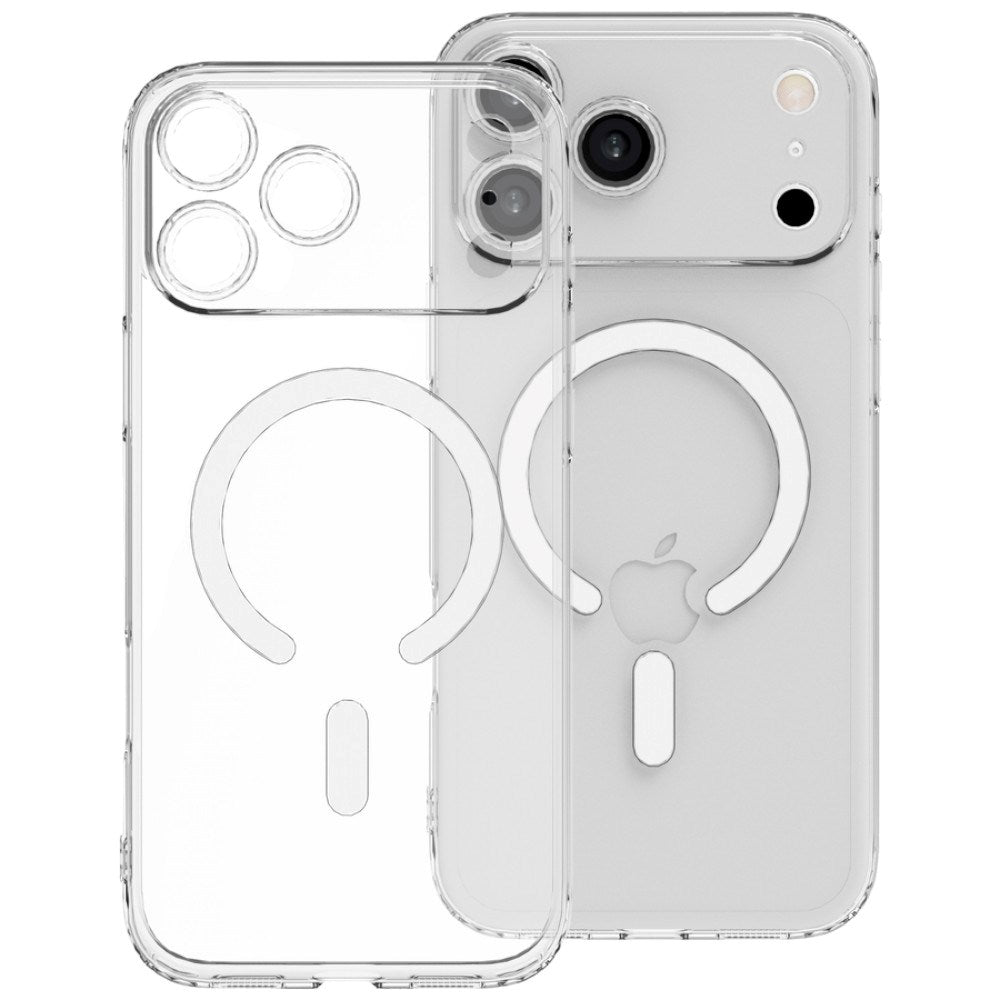 iPhone 17 Pro Max/18 Pro Max Lippa Fleksibel Plast Cover - MagSafe Kompatibel - Gennemsigtig