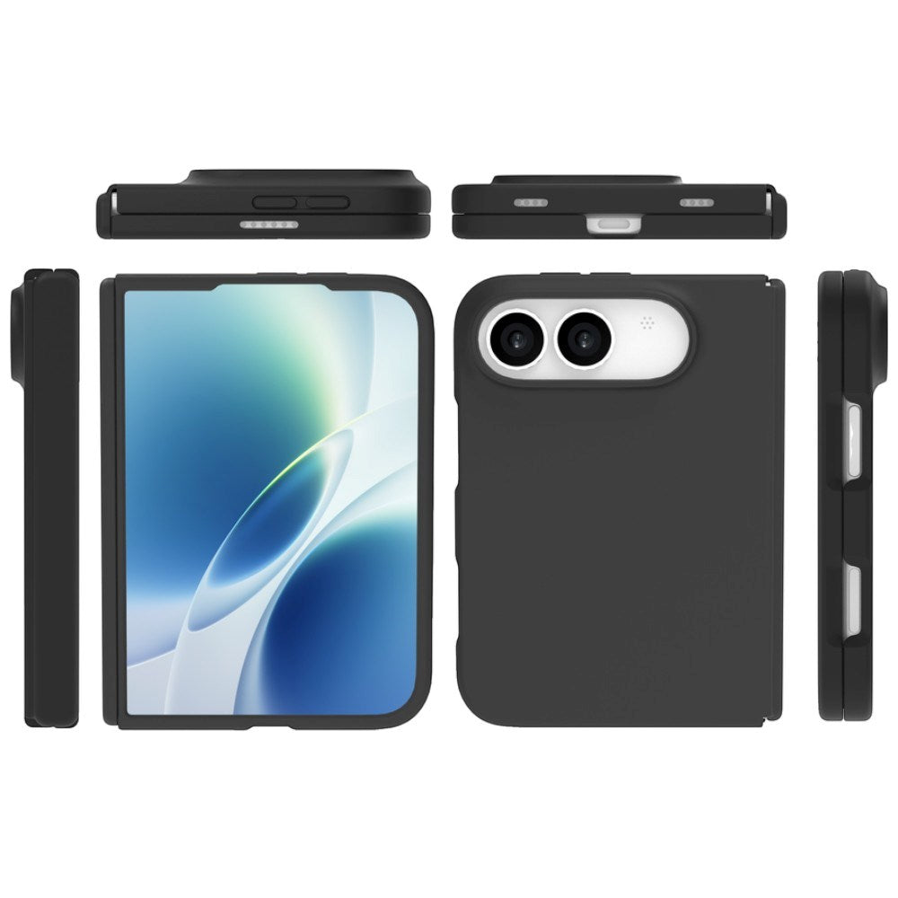 iPhone Duo Lippa Silikone Cover - MagSafe Kompatibel - Sort