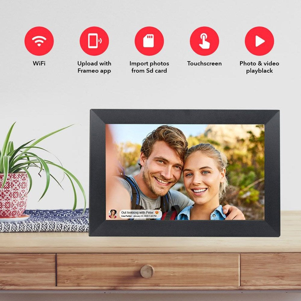 Lippa 15.6" Smart WiFi Fotoramme - Sort