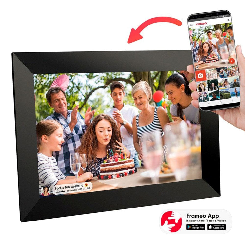 Lippa 15.6" Smart WiFi Fotoramme - Sort