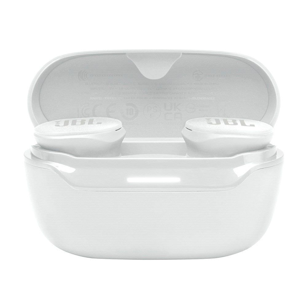 JBL Endurance Race 2 - True Wireless Headset In-Ear - Adaptiv Støjreduktion - Hvid