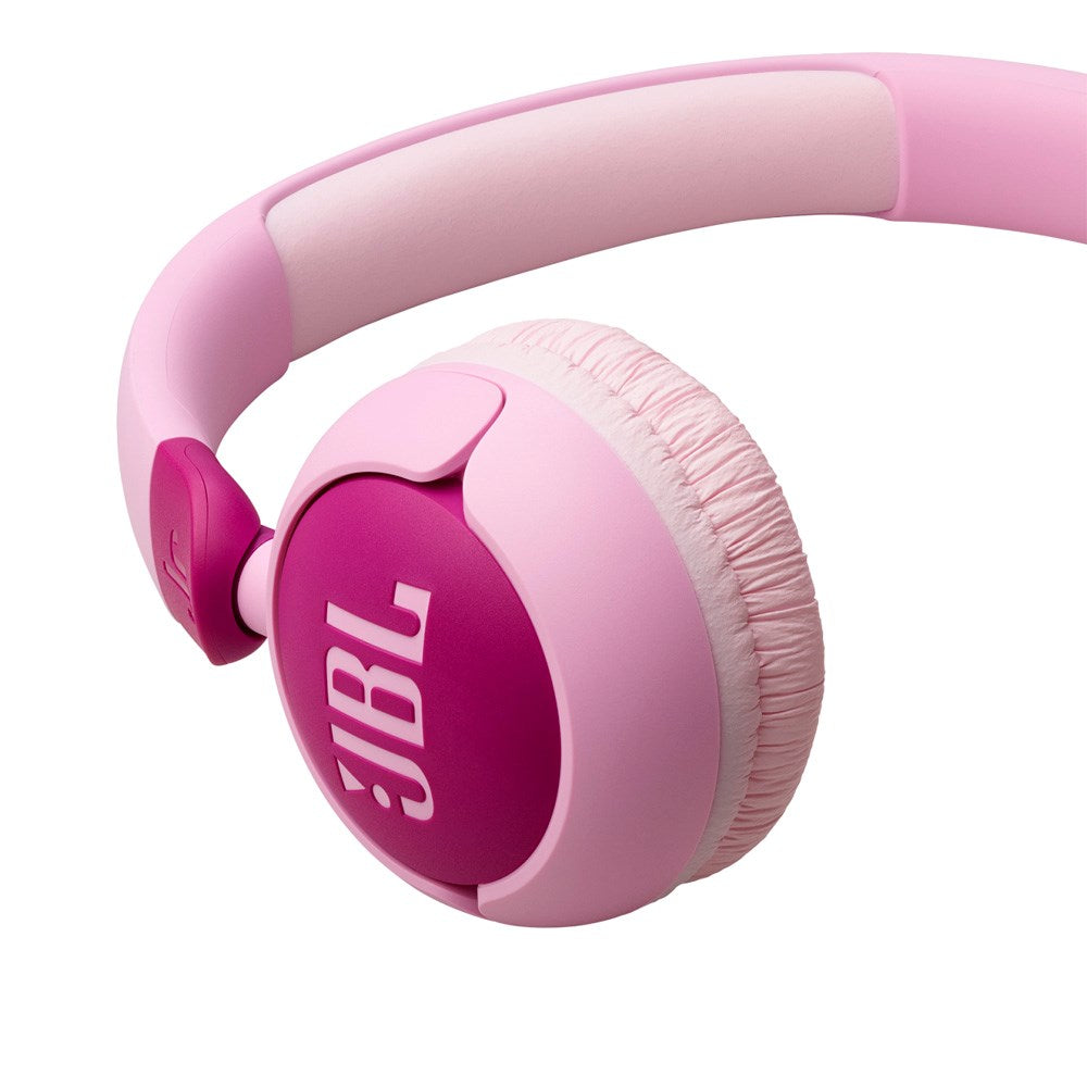 JBL Junior 320 On-Ear Børne Headset Maks. 85 dB m. Ledning - Høretelefoner - Lyserød