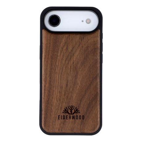EIDERWOOD iPhone Air Magnetisk Træcover - MagSafe Kompatibel - Valnøddetræ