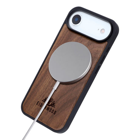 EIDERWOOD iPhone Air Magnetisk Træcover - MagSafe Kompatibel - Valnøddetræ