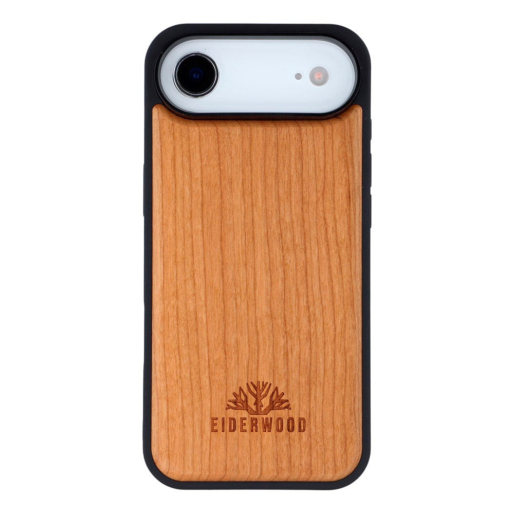 EIDERWOOD iPhone Air Magnetisk Træcover - MagSafe Kompatibel - Kirsebærtræ