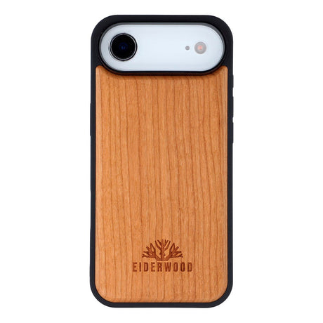 EIDERWOOD iPhone Air Magnetisk Træcover - MagSafe Kompatibel - Kirsebærtræ
