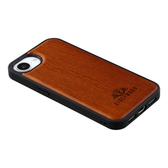 EIDERWOOD iPhone 17e / 16e Magnetisk Træcover - MagSafe Kompatibel - Palisander
