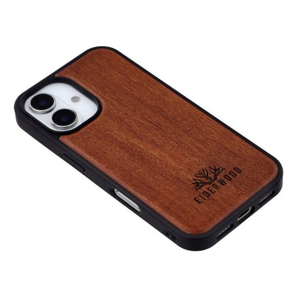 EIDERWOOD iPhone 16 Magnetisk Træcover - MagSafe Kompatibel - Palisander