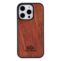 EIDERWOOD iPhone 16 Pro Magnetisk Træcover - MagSafe Kompatibel - Palisander