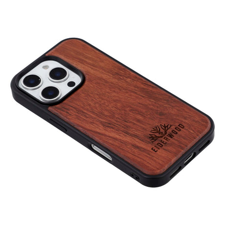 EIDERWOOD iPhone 16 Pro Magnetisk Træcover - MagSafe Kompatibel - Palisander