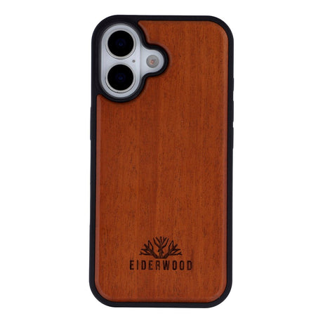 EIDERWOOD iPhone 17 Magnetisk Træcover - MagSafe Kompatibel - Palisander