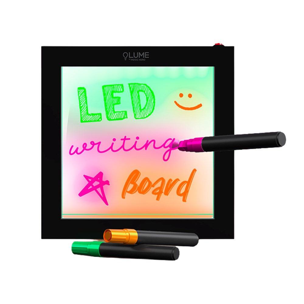 SBS LED Lystavle inkl. Tuscher & Klud - Sort