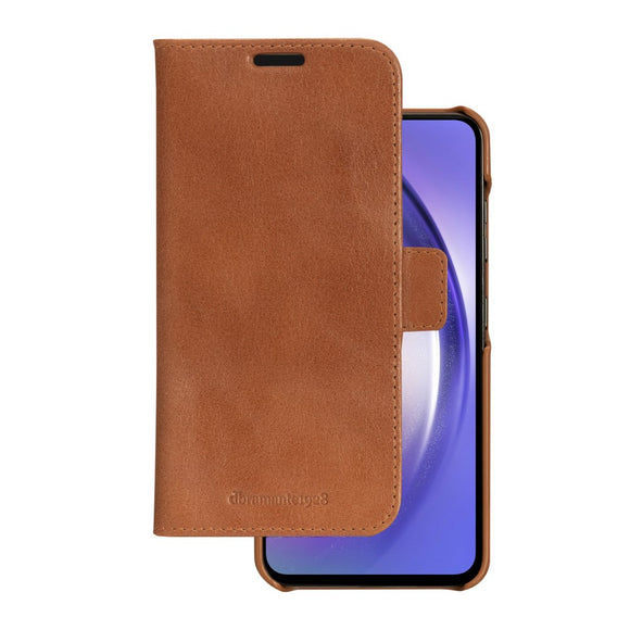 Samsung Galaxy A54 (5G) dbramante1928 Lynge 2-i-1 Ægte Læder Flip Cover - Tan