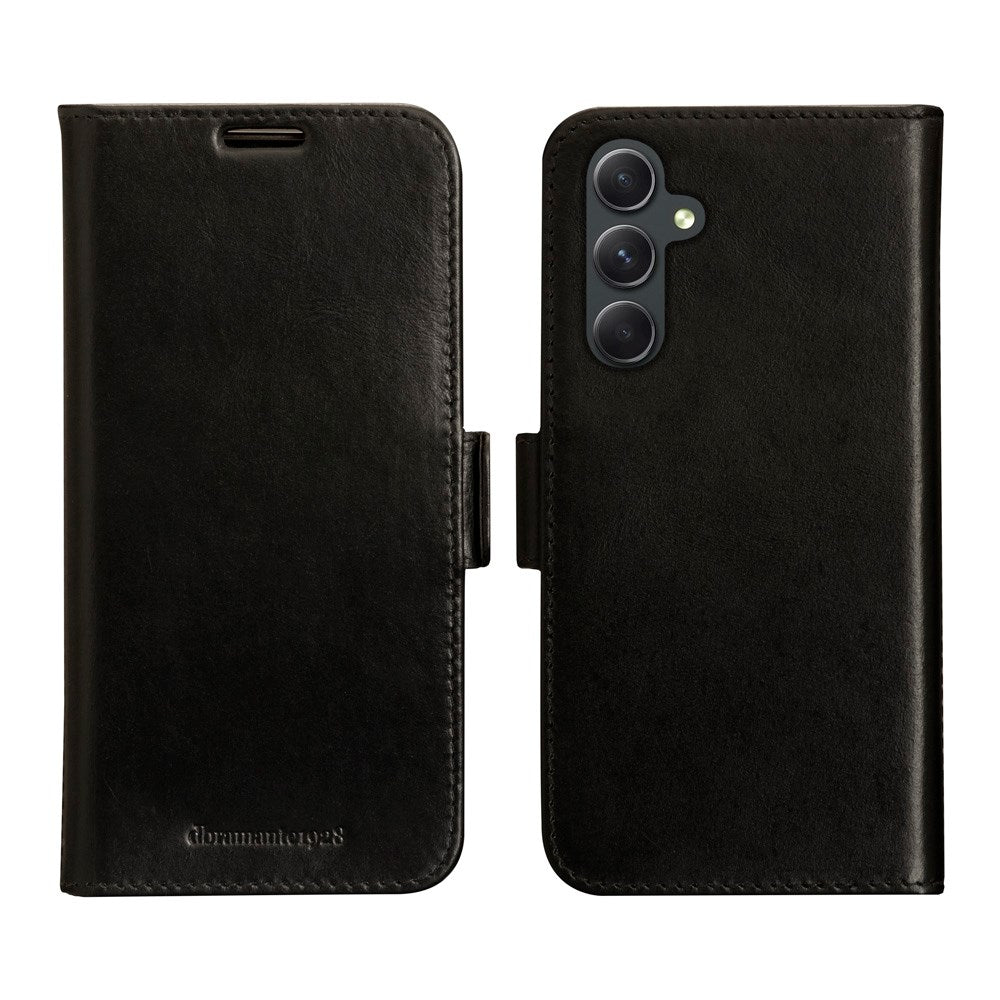 Samsung Galaxy A54 (5G) dbramante1928 Lynge 2-i-1 Ægte Læder Flip Cover - Black