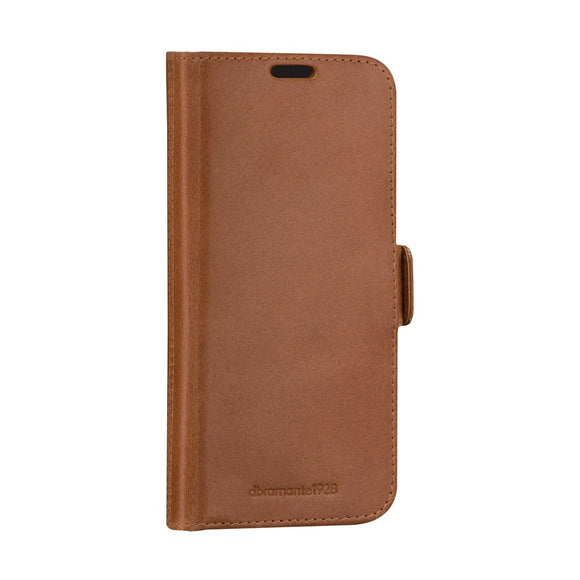 Samsung Galaxy A55 (5G) dbramante1928 Lynge 2-i-1 Ægte Læder Flip Cover - Tan