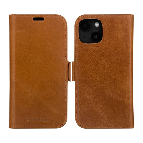 iPhone 17e / 16e / 15 / 14 / 13 dbramante1928 Lynge 2-i-1 Flip Cover - Tan