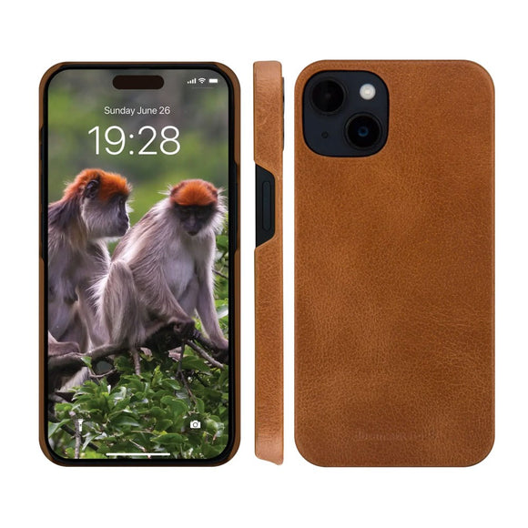 iPhone 17e / 16e / 15 / 14 / 13 dbramante1928 Lynge 2-i-1 Flip Cover - Tan